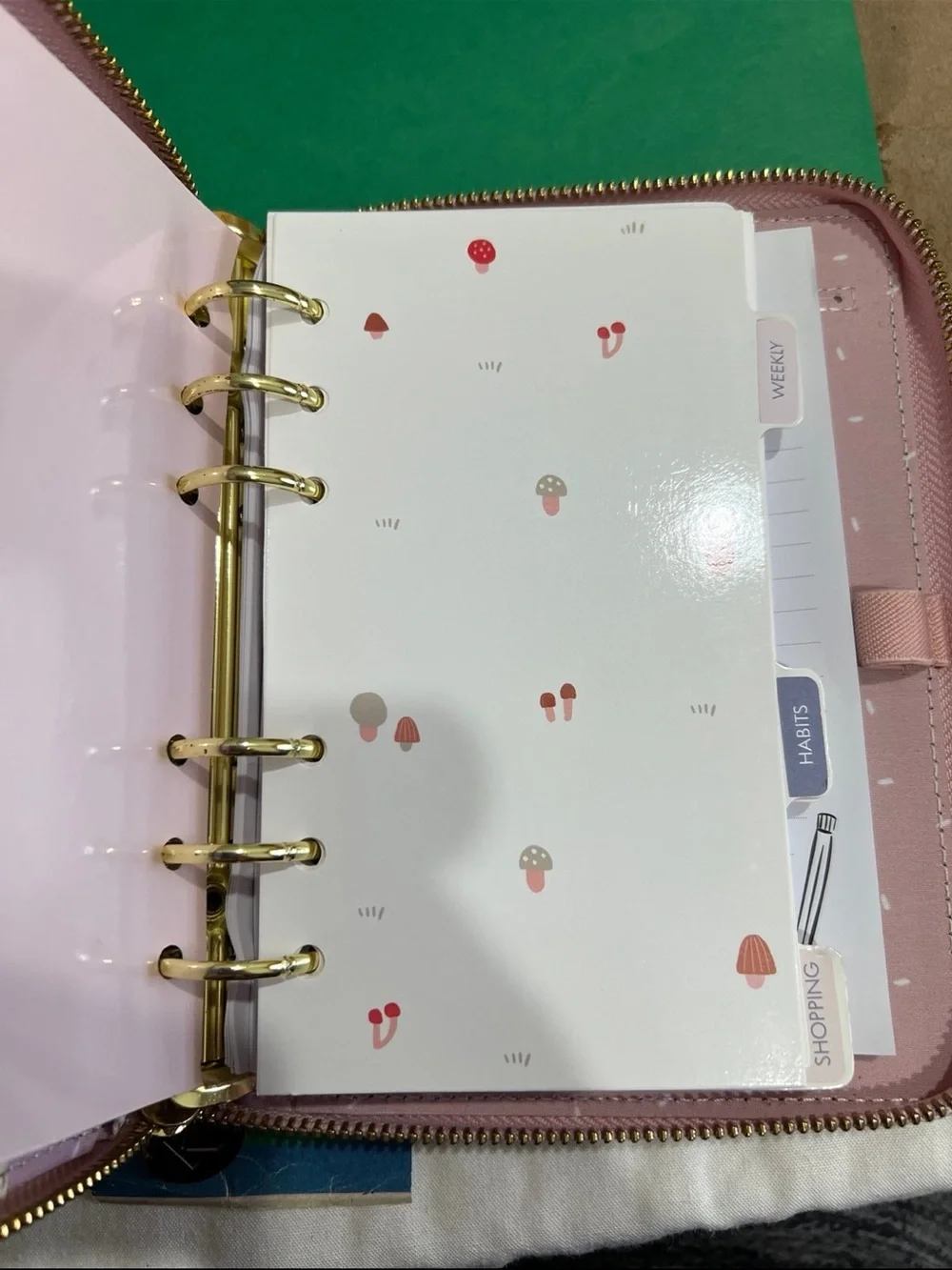 Kikki k full zip up rings planner